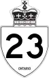 Highway 23 marker