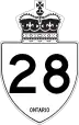 Highway 28 marker