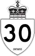 Highway 30 marker