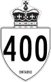 Highway 400 marker