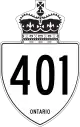 Ontario Highway 401 shield