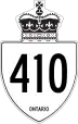 Highway 410 marker