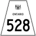 Highway 528 marker