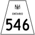 Highway 546 marker