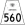 Highway 560 marker