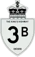 King's Highway 3B marker