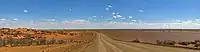 The Oodnadatta Track from a slight rise in the road