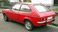 Rear-view of Opel Kadett "City"