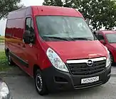 Opel Movano B medium roof, long wheelbase panel van