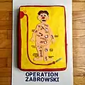 "Operation" cake made of fondant