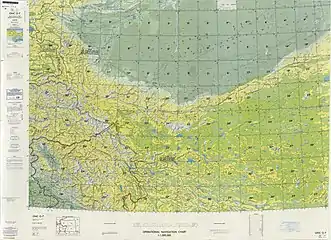 From the Operational Navigation Chart; map including Akto (A-k'o-t'ao) (DMA, 1980)