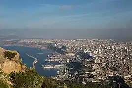 View of Oran's port