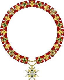 Collar of the knights of the order.