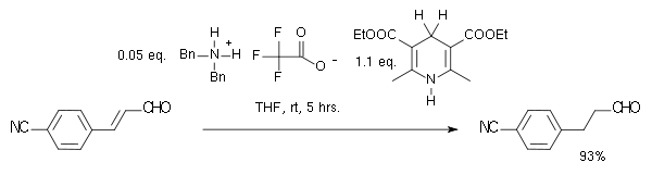 Organocatalytic Transfer Hydrogenation Yang 2004