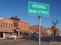 The "Original Main Street" in downtown Sauk Centre