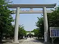 A sandō (a shrine's approach)