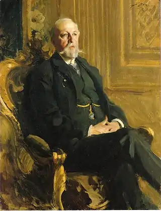 The King of Sweden, King  Oscar II , 1898