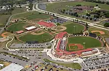 A view of additional fields at the complex, circa 2004