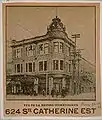 1908 newspaper advertisement for a movie theatre on Ste.-Catherine Street, Montreal.