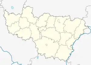 Bogolyubovo is located in Vladimir Oblast