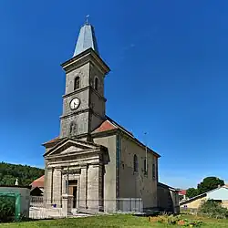 The church in Ouvans