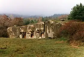 The Ouvrage Hochwald of the Maginot Line in Drachenbronn-Birlenbach