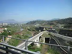 Overpasses near Barcelona