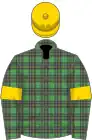 McAlpine tartan, gold armlets and cap