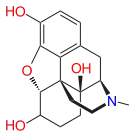 Chemical structure of oxymorphol.