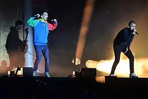 Bigflo et Oli at the 2019 Papillons de nuit festival