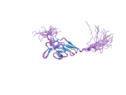 2d9c: Solution structure of the first ig-like domain of signal-regulatory protein beta-1 (SIRP-beta-1)