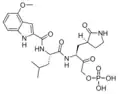 Lufotrelvir (active form has phosphate group cleaved off)