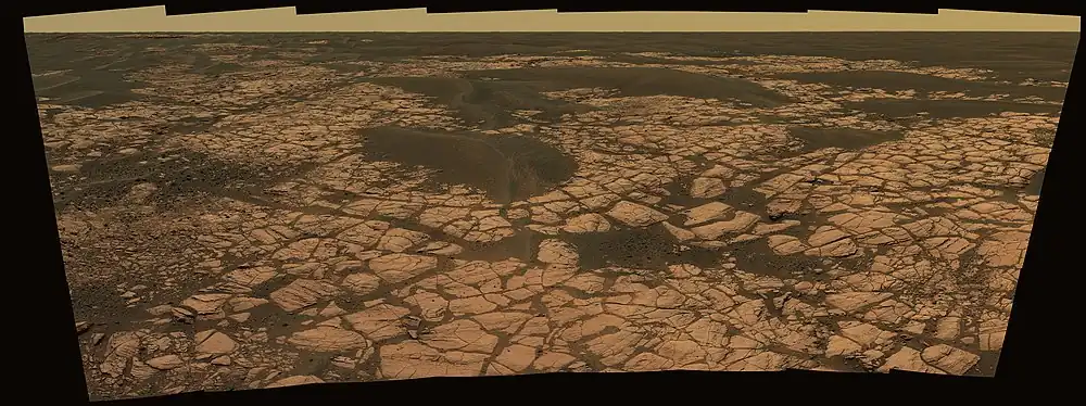 "Olympia" outcrop on northwestern margin of Erebus