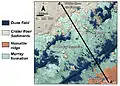 Geology map - Aeolis Mons slopes (September 11, 2014).