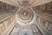 Interior of one of the  Talpur tombs