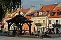 Historic well at the main square