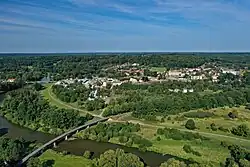 Aerial view of Łęknica