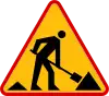 A-14 "Roadworks area"