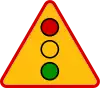 A-29 "traffic lights ahead"