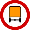 B-13a "no entry for vehicles carrying hazardous goods"