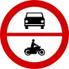 B-3/4 "no entry for motor vehicles"