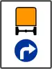 C-17 "prescribed direction of travel for vehicles with dangerous goods"