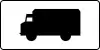 T-23b "plate indicating trucks, special vehicles, vehicles used for special purposes, with a total mass over 3.5 tonnes, and tractor units"