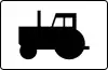 T-23c "plate indicating tractors and slow-running vehicles"