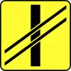 T-7 "plate indicating arrangement of rail track and road on the level crossing"