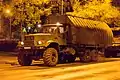 PMP pontoon bridge on KrAZ-255, Hungary