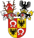 Coat of arms of Counts Gorzeński family