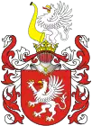 Gryf coat of arms of the Polish knighthood family Gryfici. Used since c. 1481