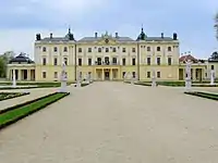 Branicki Palace in Białystok, the largest city of proper Podlachia