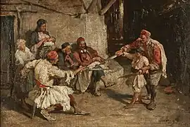 The Fencing lesson (1884)